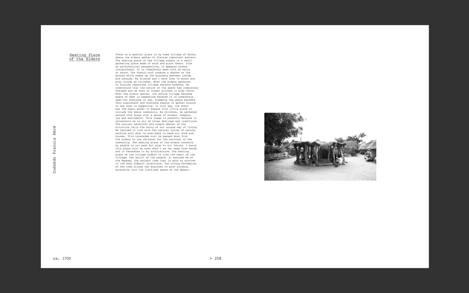Spread from REMINISCENCE