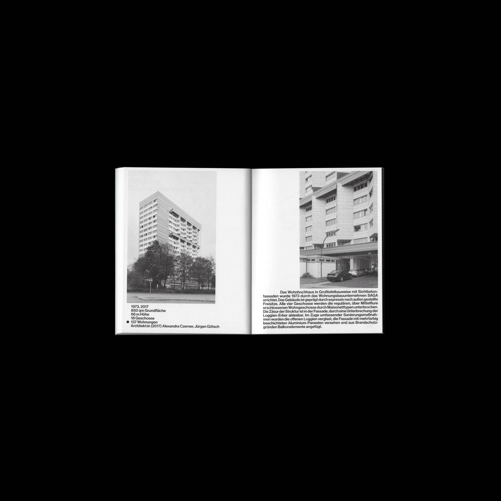 Spread from Wohnhochhaus