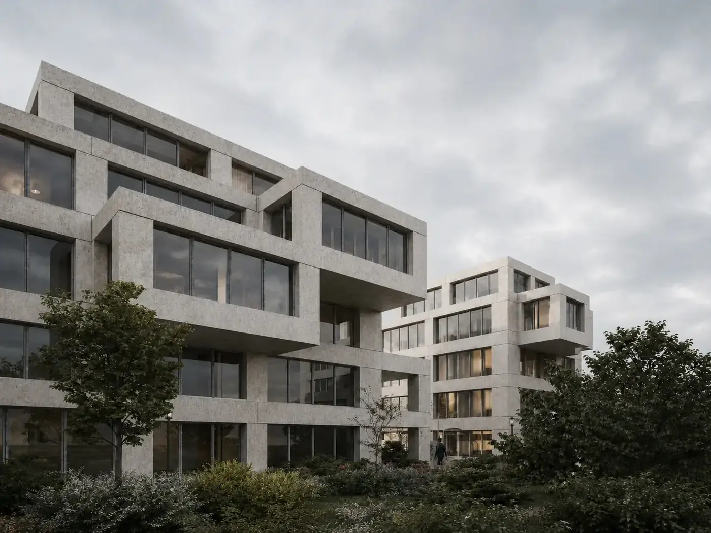 Außenperspektive der städtebaulichen Planung für das Havel-Areal in Potsdam